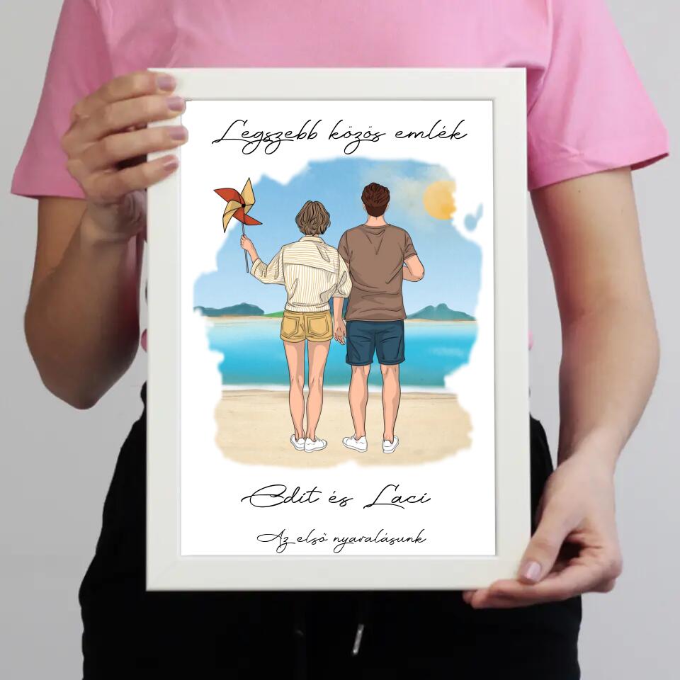 Páros tengerparti falikép