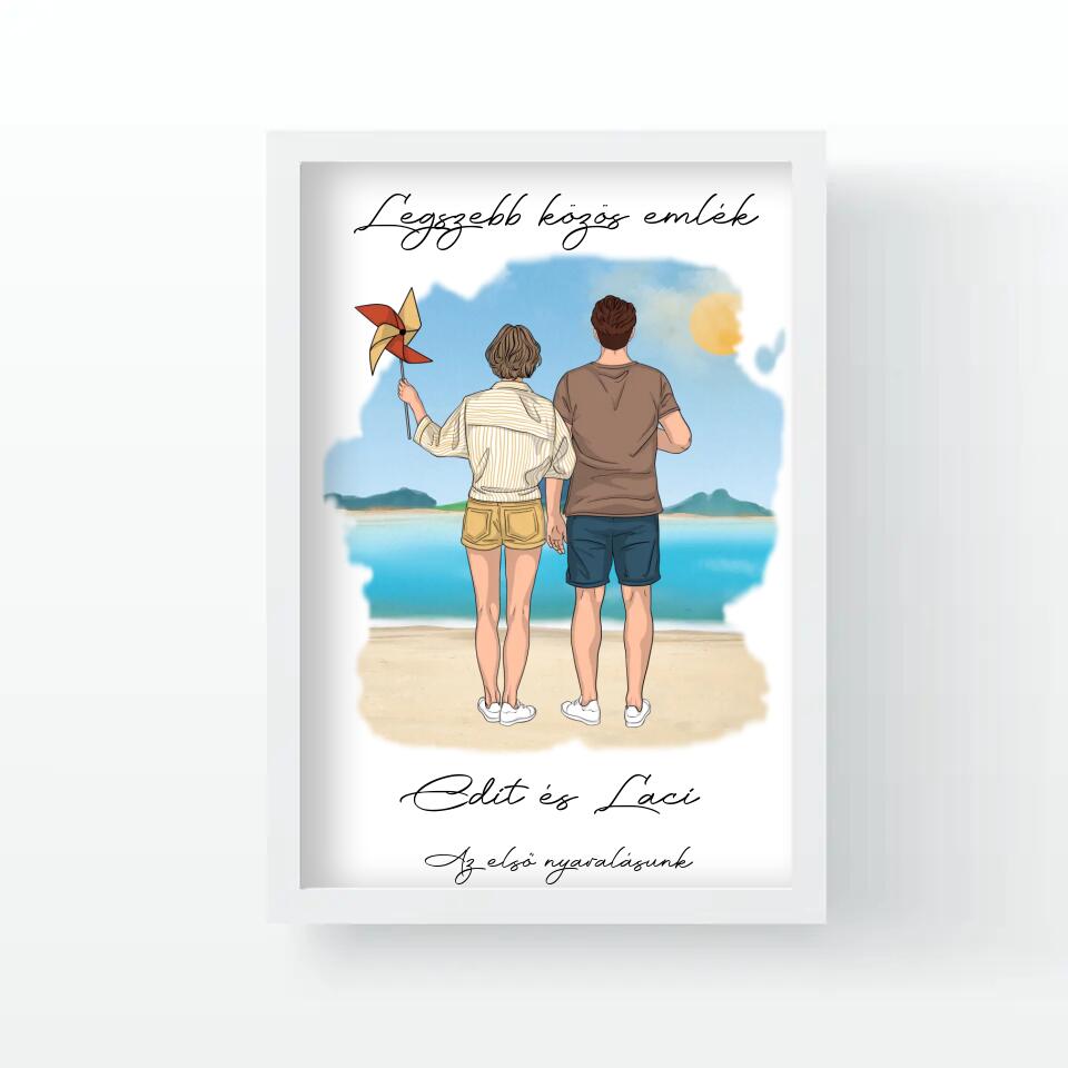 Páros tengerparti falikép