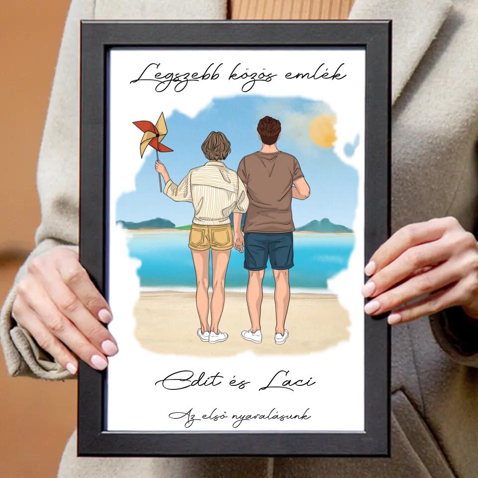 Páros tengerparti falikép