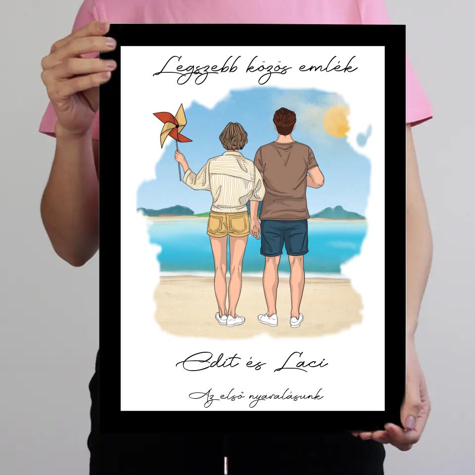 Páros tengerparti falikép