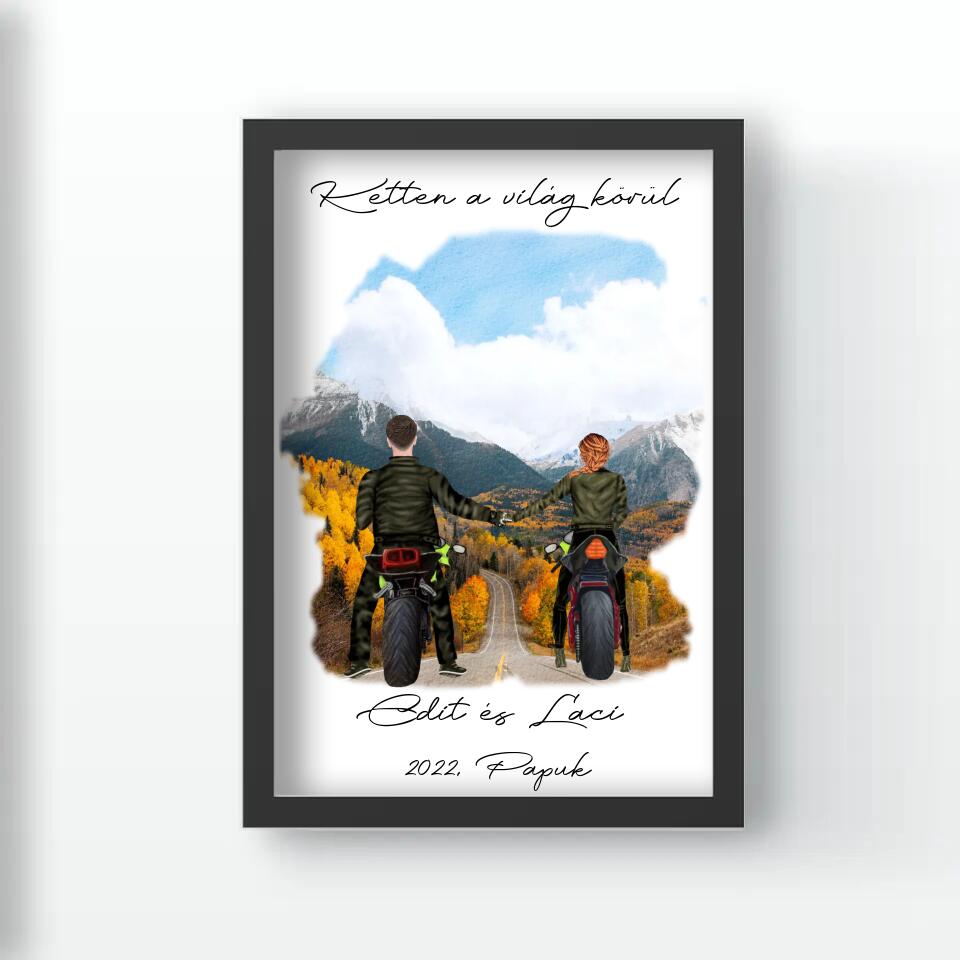 Páros motoros falikép