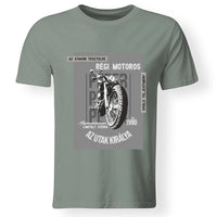 Az utak királya motoros férfi póló