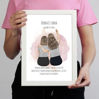 Legjobb barátnős falikép 2-3-4-5 fővel