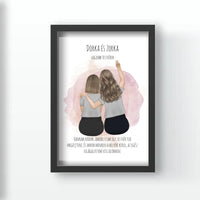 Legjobb barátnős falikép 2-3-4-5 fővel