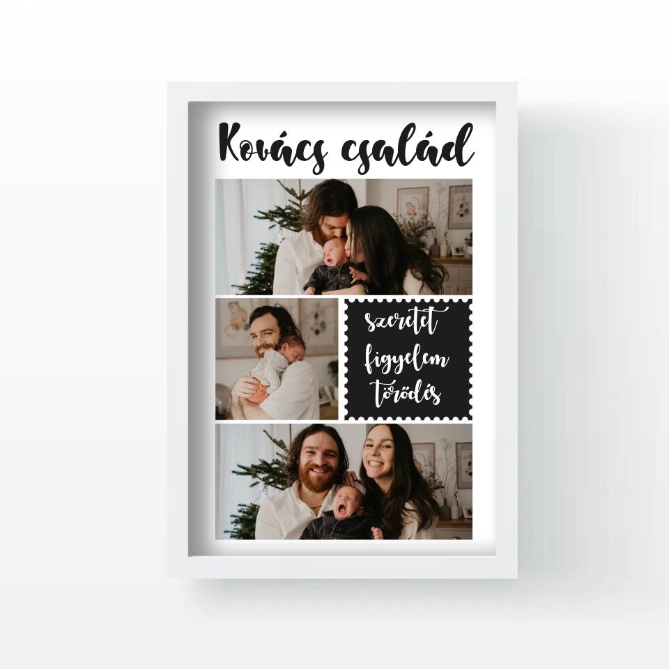 Családi kollázskép