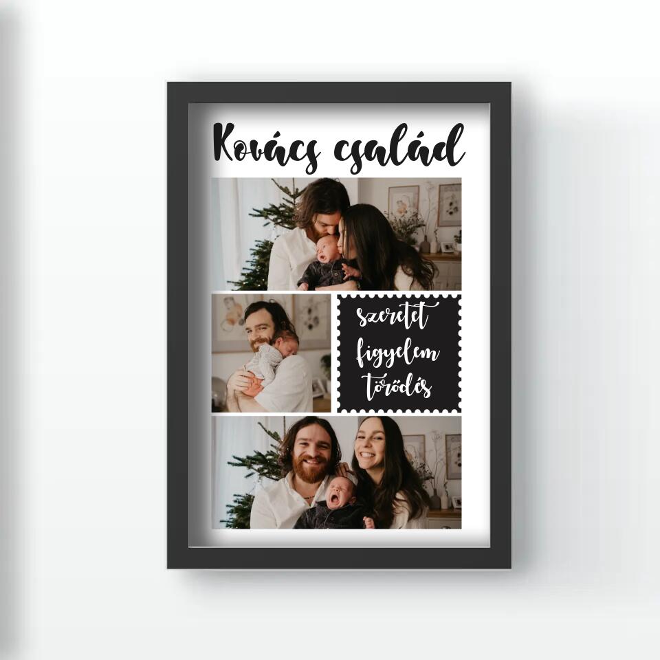 Családi kollázskép