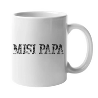 A legjobb Papa bögre szerkeszthető karakterekkel