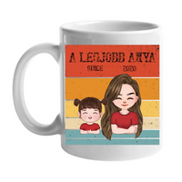 A legjobb Anya bögre szerkeszthető karakterekkel