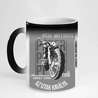 Az utak királya motoros ajándék bögre