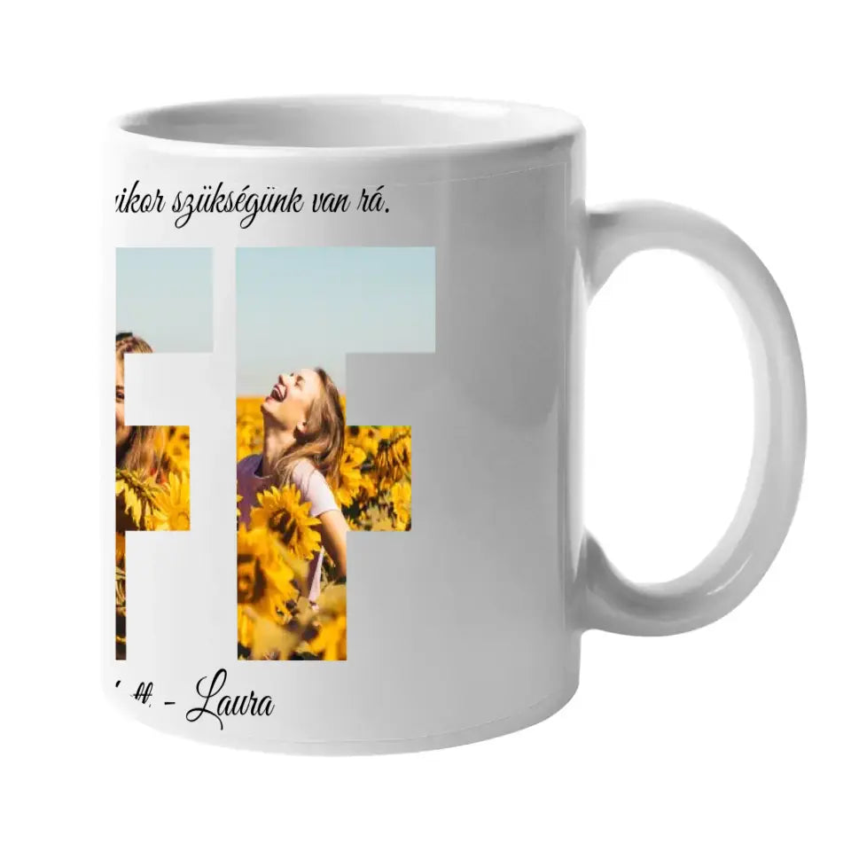 BFF feliratú egyedi képes bögre