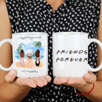 3 barátnő a tengerparton bögre