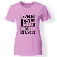 Level up gamer női póló felirattal rózsaszín