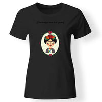 Frida Kahlo póló nőknek fekete