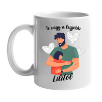 Nevelőapa bögre felirattal