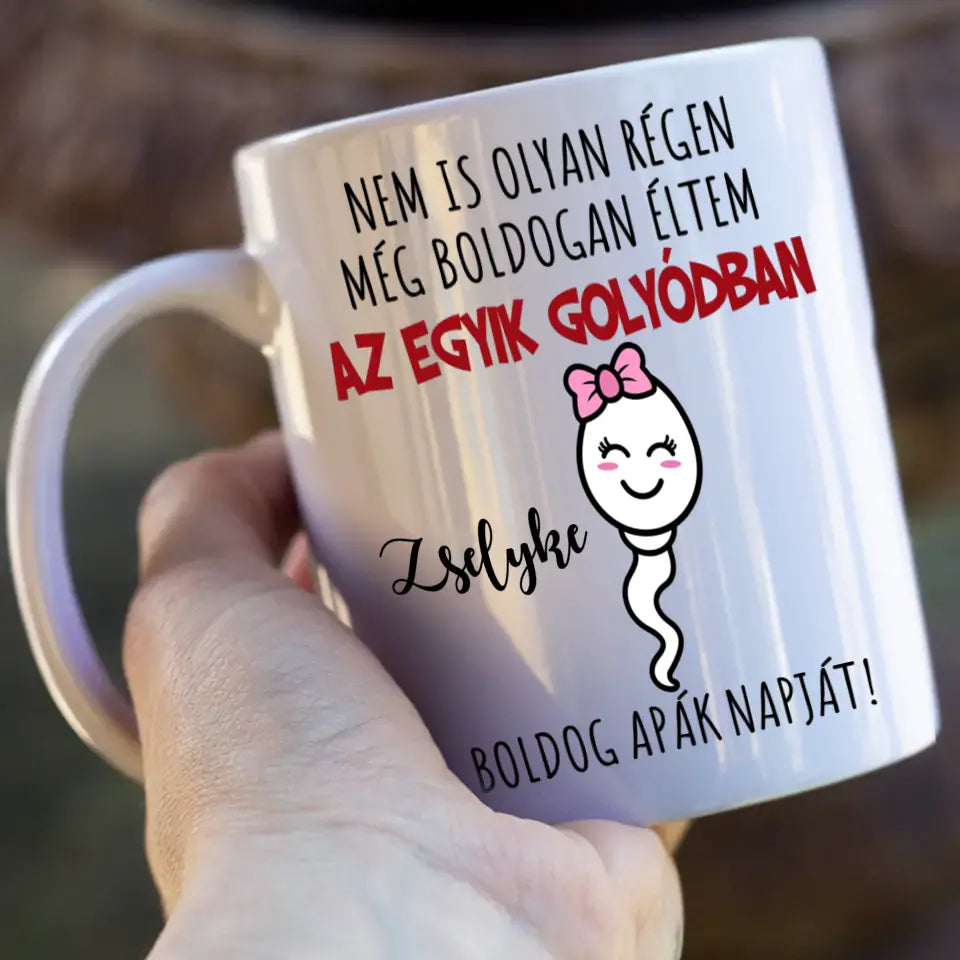 Vicces Apák napi Köszi Apa ajándék bögre