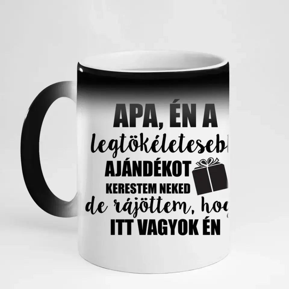 A tökéletes ajándék vicces apák napi bögre