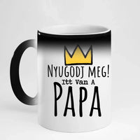 Vicces Apák napi ajándék bögre Papáknak