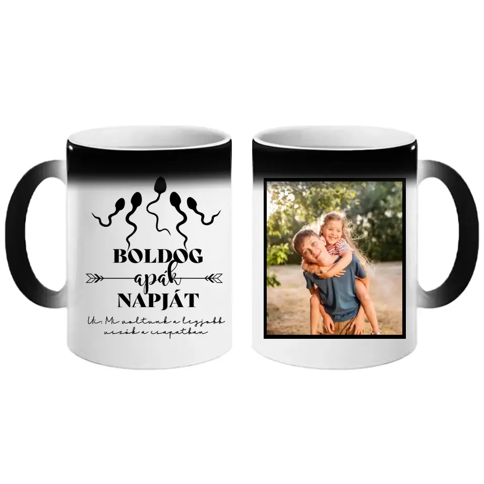 Boldog Apák napját vicces ajándék bögre