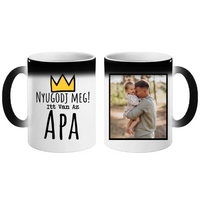 Vicces Apák napi ajándék bögre Apáknak