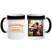 Bűntárs nevelőapa bögre fényképpel 