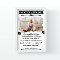 Ő az én apukám apák napi ajándék falikép