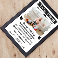 Ő az én apukám apák napi ajándék falikép