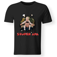 Ajándék Apáknak - szuper apa póló fényképpel