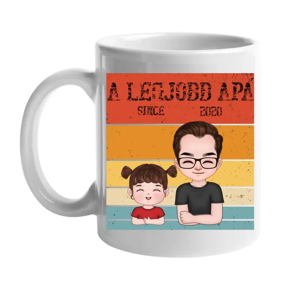 A legjobb Apa bögre szerkeszthető karakterekkel