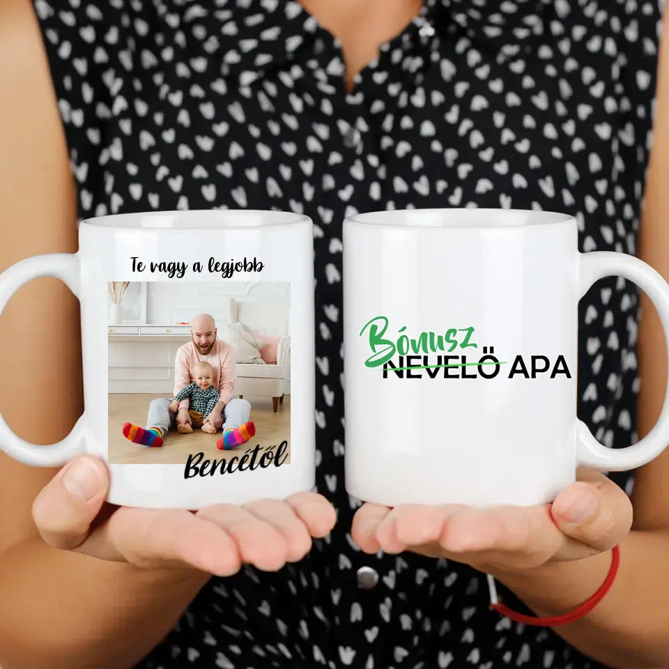 Bónusz apa bögre képpel
