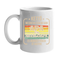 Apa és nevelőapa bögre fényképpel