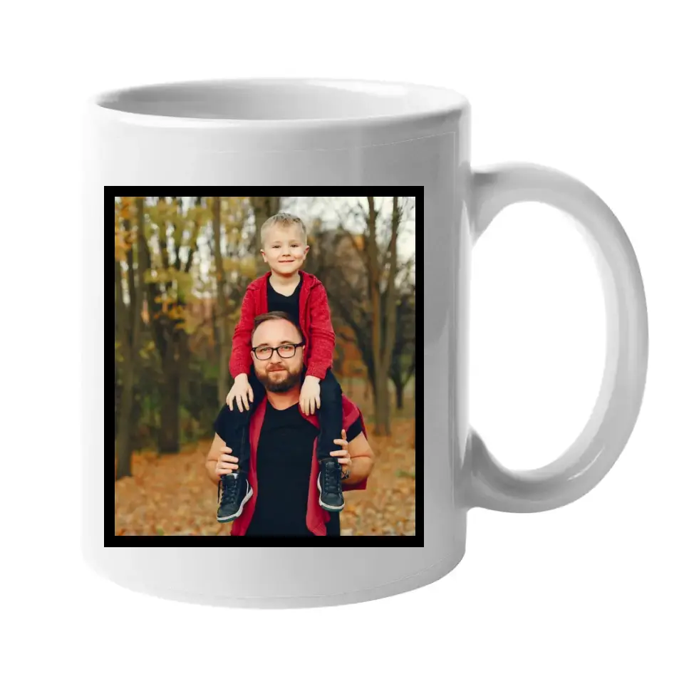 Apa és nevelőapa bögre fényképpel