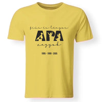 Ajándék Apáknak - Fiús és Lányos Apa vagyok férfi póló