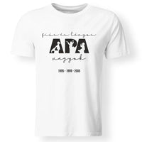 Ajándék Apáknak - Fiús és Lányos Apa vagyok férfi póló