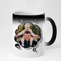 Apa az én szuperhősöm egyedi képes vicces apák napi bögre