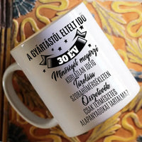 A gyártástól eltelt idő egyedi képes vicces szülinapi bögre