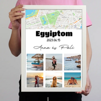 6 képes fotókollázs térképpel