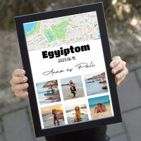 6 képes fotókollázs térképpel