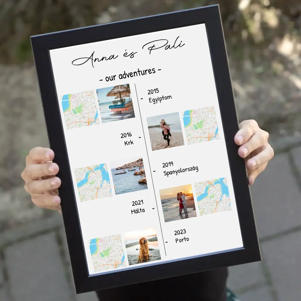 Kalandjaink falikép térképpel 5 képpel