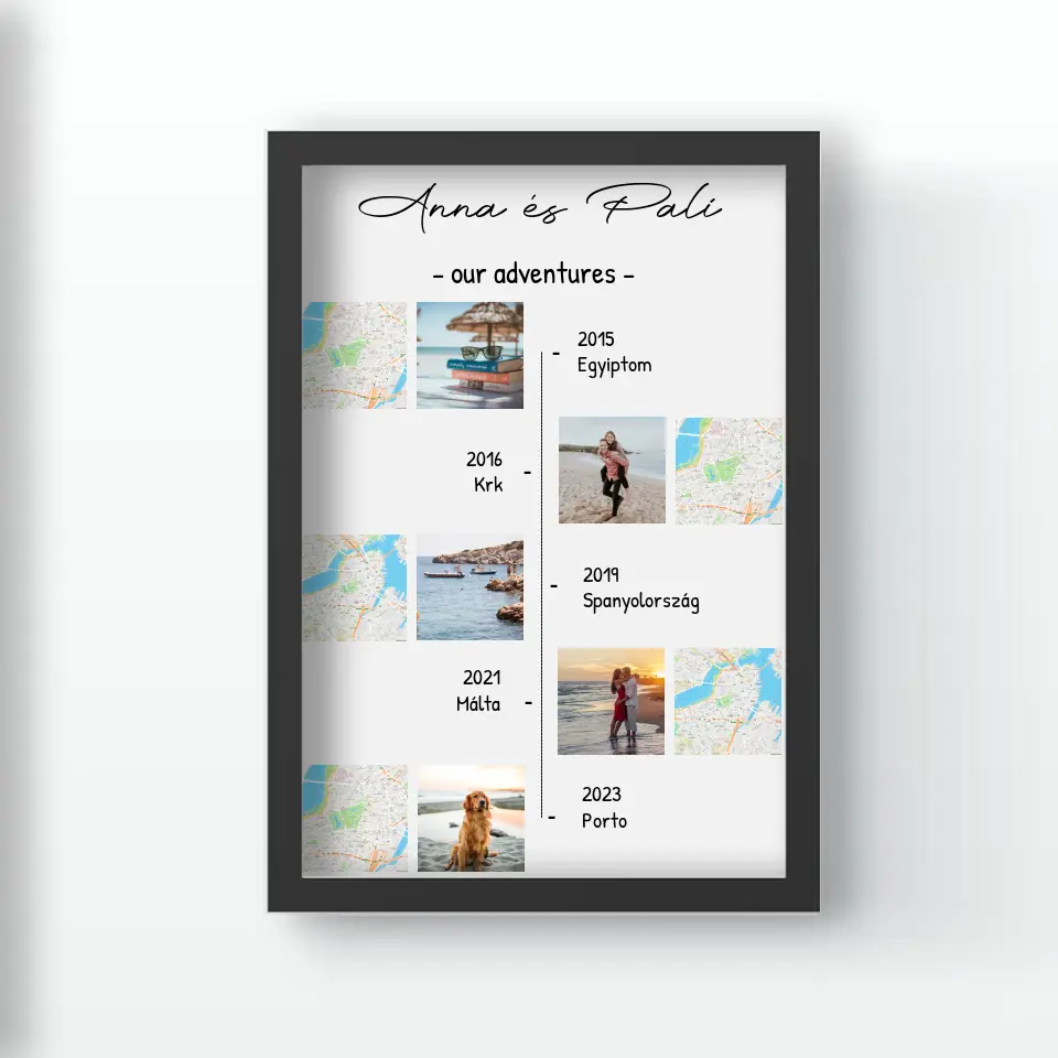 Kalandjaink falikép térképpel 5 képpel