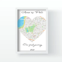 Emlékőrző falikép térképpel