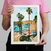 Horvátországi nyaralás emlékőrző falikép