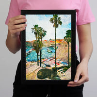 Horvátországi nyaralás emlékőrző falikép