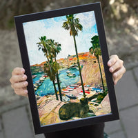 Horvátországi nyaralás emlékőrző falikép