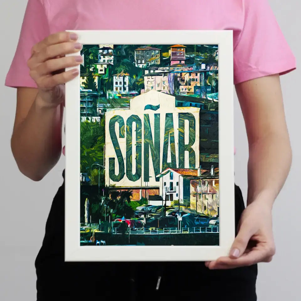 Spanyol nyaralás emlékőrző falikép