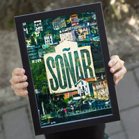 Spanyol nyaralás emlékőrző falikép