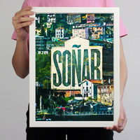 Spanyol nyaralás emlékőrző falikép