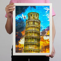 Olasz nyaralás emlékőrző falikép