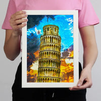 Olasz nyaralás emlékőrző falikép