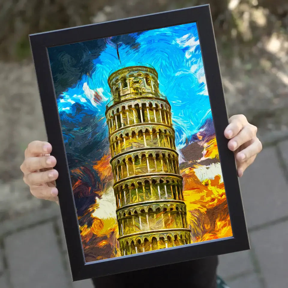 Olasz nyaralás emlékőrző falikép