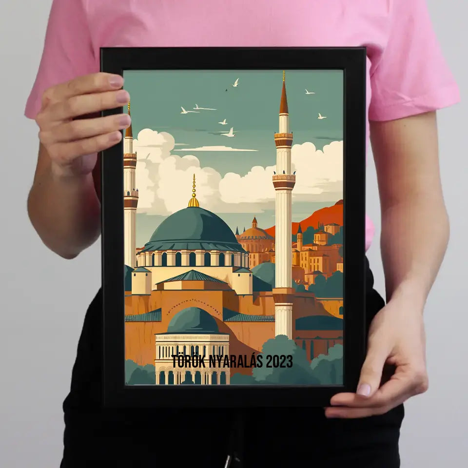 Törökország szuvenír ajándék falikép